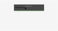 Desktop Screenshot of ambulanta.net