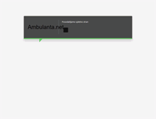 Tablet Screenshot of ambulanta.net